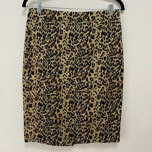 NWOT J.Crew Leopard Print Pencil Skirt Size 4 – Classic Animal Print Chic